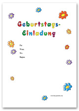 Geburtstagseinladung