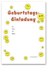 Geburtstagseinladung