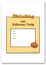 Kostenlose Halloween Einladungen Zum Ausdrucken Gratis Vorlagen Bei Free Printable Com