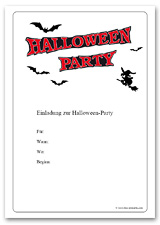 Kostenlose Halloween Einladungen Zum Ausdrucken Gratis Vorlagen Bei Free Printable Com