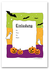 Kostenlose Halloween Einladungen Zum Ausdrucken Gratis Vorlagen Bei Free Printable Com