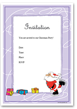 Holiday party invitation template free