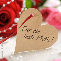 Muttertag Karte "Für die beste Mutti"