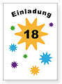 Einladung zum 18. Geburtstag