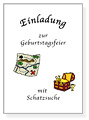 Einladung zur Schatzsuche