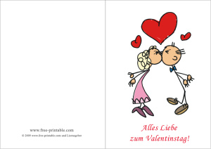 Valentindkarte Elefant mit Herzen