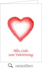 Voransicht Valentinskarte Herz