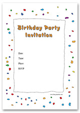 printable birthday invitation