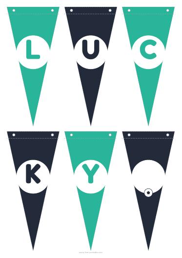 St. Patrick's Day pack (banner, bingo, place cards)